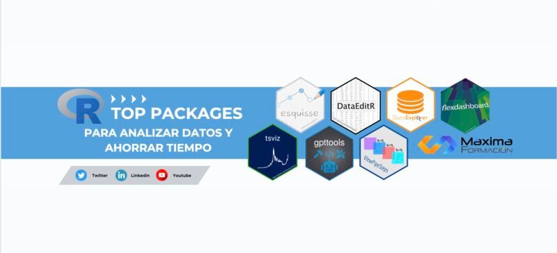 RosanaFerrero's tweet image. 🎯 12 TOP 📦 #RStats para ahorrar horas de trabajo en tus análisis de datos 👀
1. Crea gráficos #ggplot de forma interactiva
📦 esquisse, recupera el código para reproducir el gráfico
2. Elige los colores para tus gráficos de forma interactiva
📦 colourpicker
#dataviz #stats