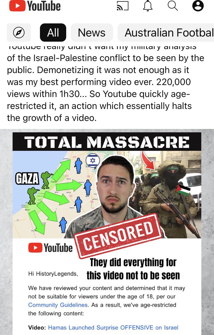 NetizenPortal's tweet photo. FREE SPEECH IS DEAD &amp; ALL MAJOR SOCIAL &amp; LEGACY MEDIA PLATFORMS ARE COMPLICIT IN ITS DEMISE

THE CURRENT ISRAEL PALESTINE WAR IS NOW A-NO-GO-SUBJECT FOR GLOBAL SCHOLARS &amp; LEGITIMATE JOURNALISTS

THE ONLY PERMISSIBLE VOICES ARE THE LEFT WING WAR MONGERS

AND THEIR MINDLESS MINIONS https://t.co/KkxJyVrx0o