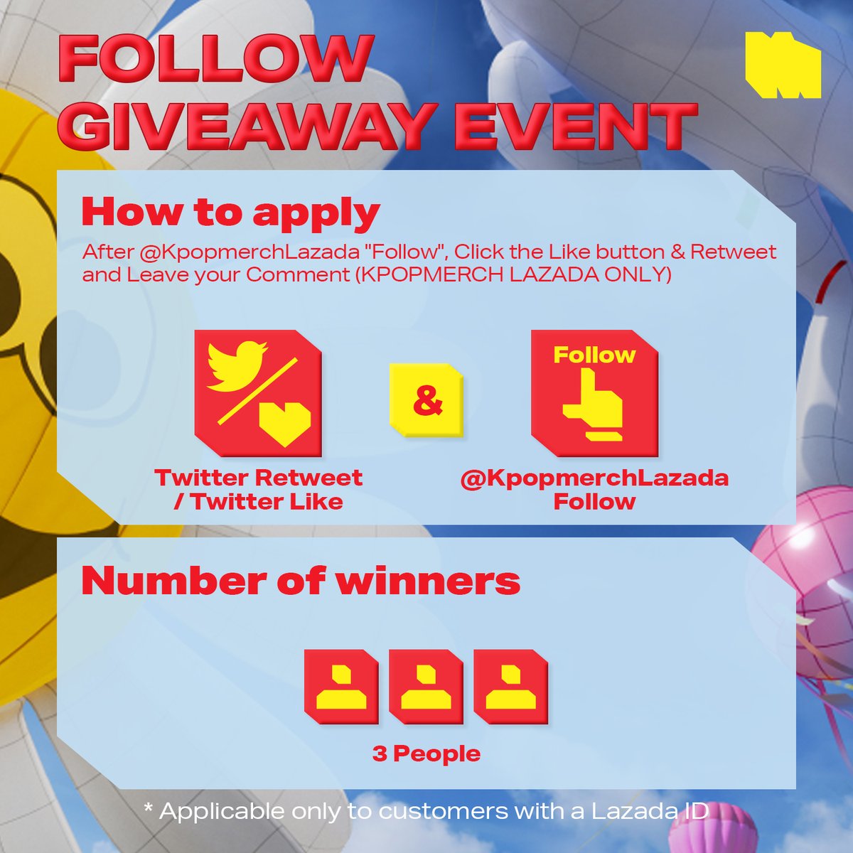 KpopmerchLazada's tweet photo. 💎 SEVENTEEN - 11th Mini Album [ SEVENTEENTH HEAVEN ] Photobook Ver.💎
✨Giveaway Event for Followers!!✨

Photobook 1ea ( 1 out of 3 ) + YouTube Gift 🎁 

💘HOW TO APPLY💘
👉After "Follow", Click the LIKE button &amp;
RETWEET and Leave your COMMENT💕
(KPOPMERCH LAZADA ONLY) https://t.co/oJOtoo7TwQ