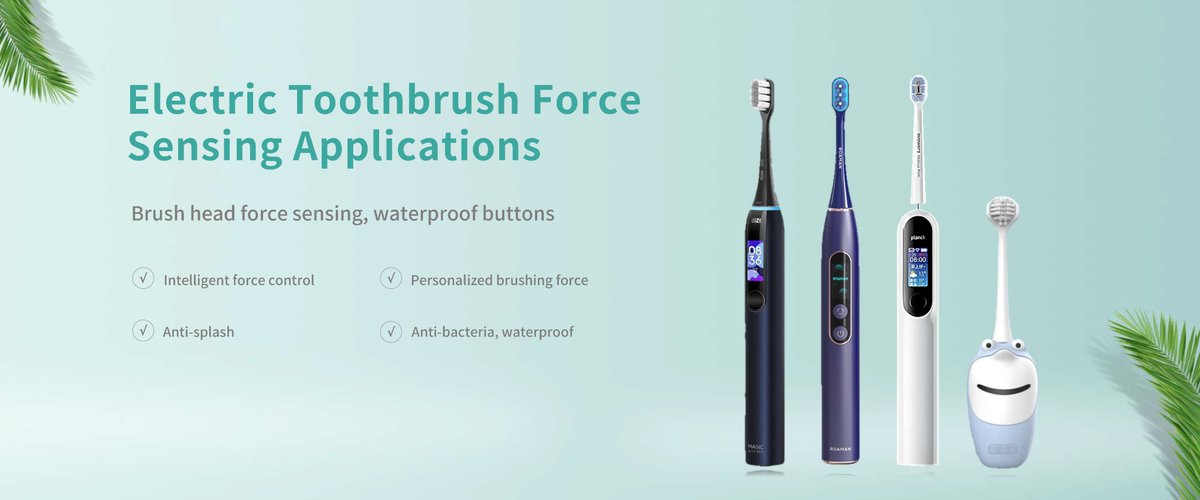 NewDegreeTech's tweet photo. 🦷Force sensing are becoming the standard function of electric toothbrushes.

👉When the brushing force is too strong, an alarm will be issued or the vibration frequency will be automatically reduced to protect our teeth.

😉NDT Representative Customers: evowera, ROAMAN, EIZI... https://t.co/YCZBIOJ2pl