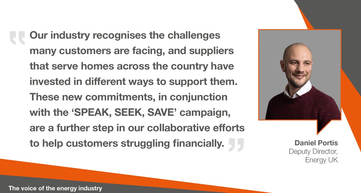 14 suppliers have signed up to a new Voluntary Debt Commitment, developed with <a href="/CitizensAdvice/">CitizensAdvice</a> and <a href="/Ofgem/">Ofgem</a>, to go above and beyond current licensing conditions to help households struggling with energy bill debt this winter. 
Learn more 👇
energy-uk.org.uk/news/energy-su…