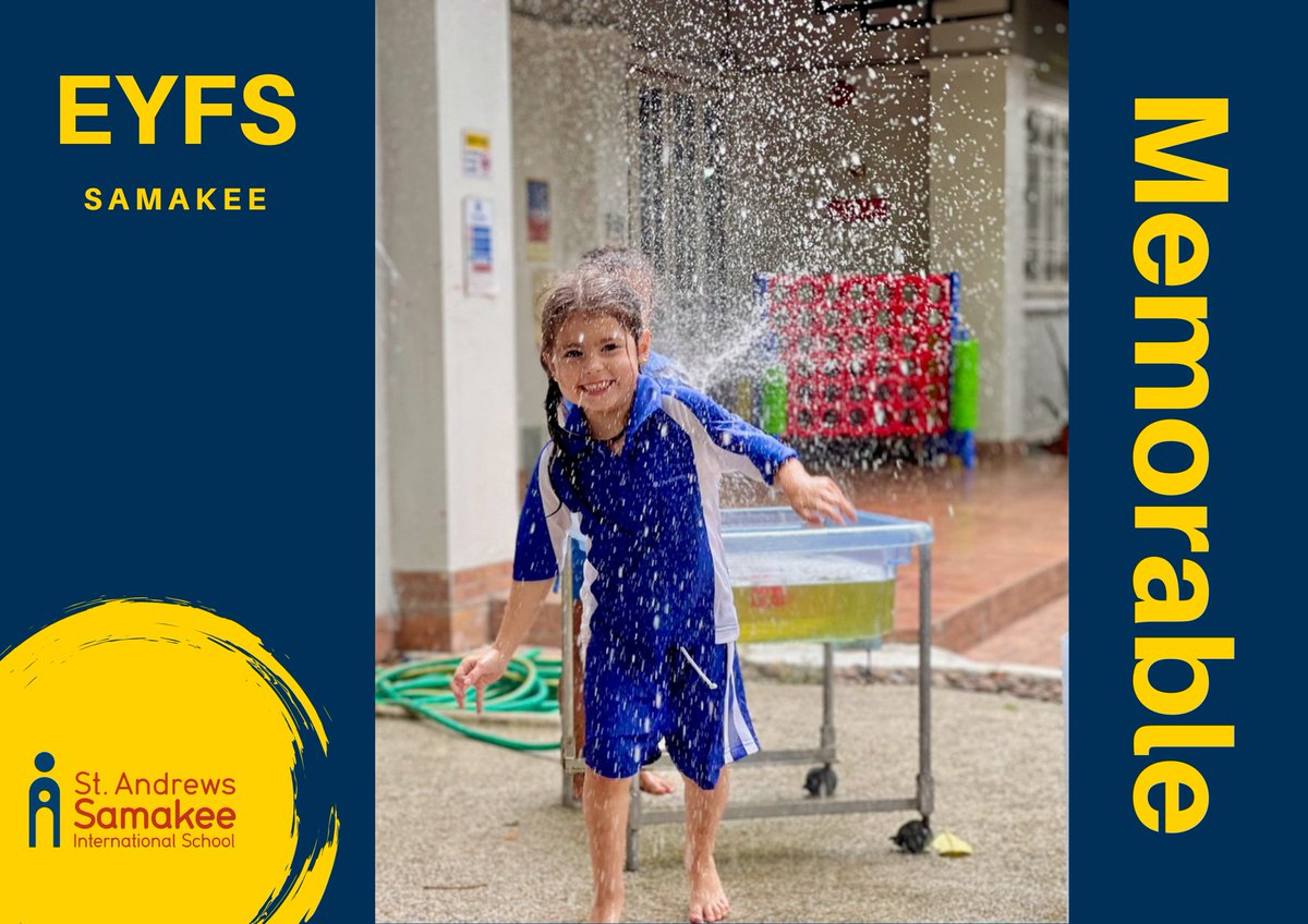 sassamakee's tweet photo. At #Samakee, we believe that learning should be an adventure filled with joy and excitement!
Just like the pure delight on this little one's face as she gets a surprise splash from behind! Our school is a place where every day is full of unexpected discoveries and big grins.😄🌟 https://t.co/7C69UieReP