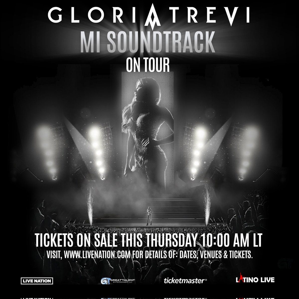 trevilovers's tweet photo. TICKETS ON SALE TOMORROW. 10 AM (LT) 🇺🇸🏟🎫❤️‍🔥 • @GloriaTrevi • Visit https://t.co/qz3UkrrN3M for more details and info.

#MiSoundtrackOnTourUSA #Trevilovers 🌈✨️ https://t.co/z5rHhcqBO1