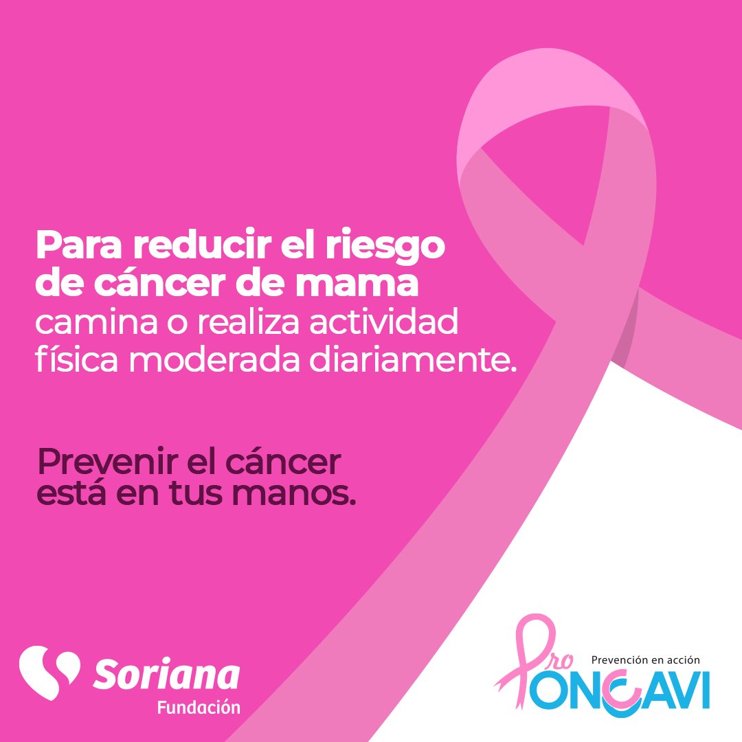 Prevenir el cáncer 𝒆𝒔𝒕𝒂́ 𝒆𝒏 𝒕𝒖𝒔 𝒎𝒂𝒏𝒐𝒔.
Mes de la lucha contra el #cancerdemama

prooncaviac.org
#PrevenciónEnAcción