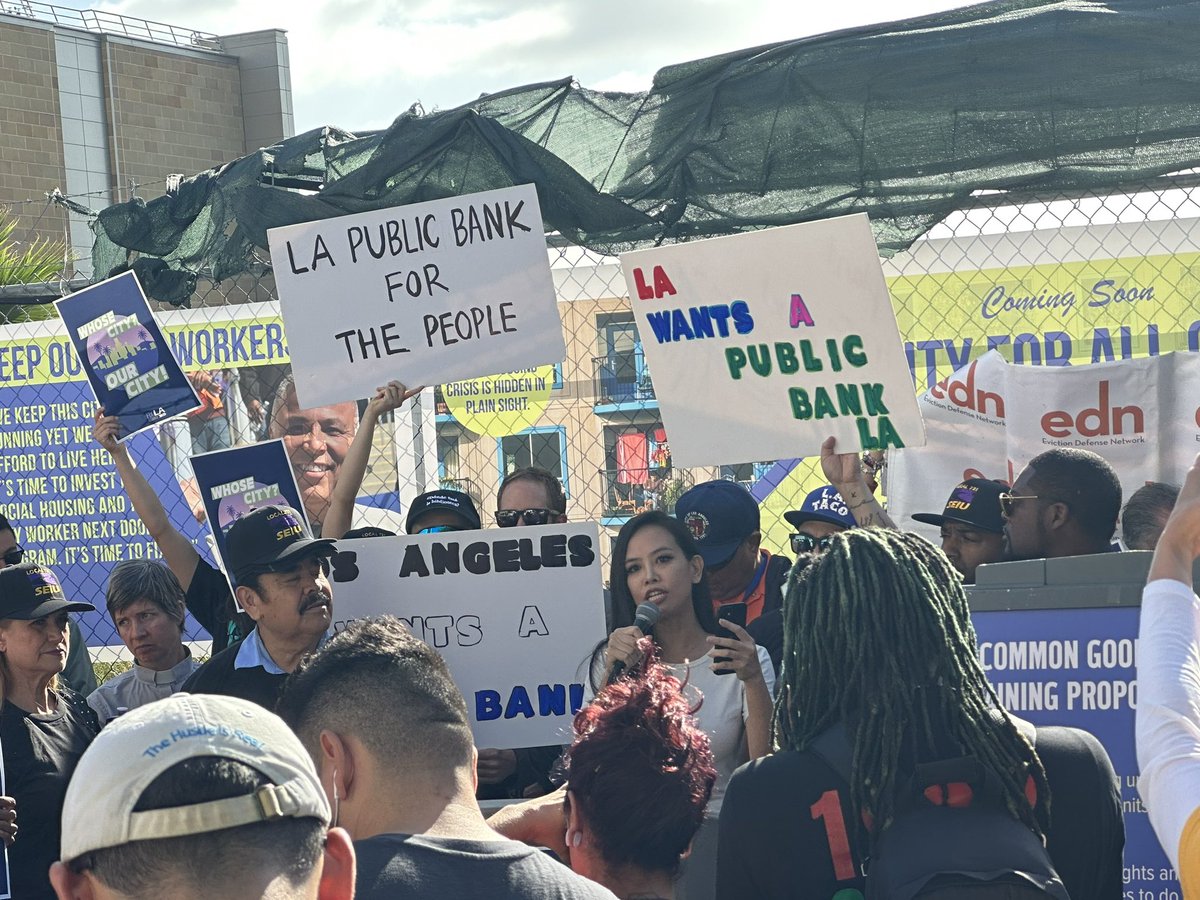 tran_scends's tweet image. Exciting day at the @FixLANow launch as Los Angeles unites for a more affordable &amp;amp; tenant-friendly city. A public bank is crucial in unlocking capital to transform LA.