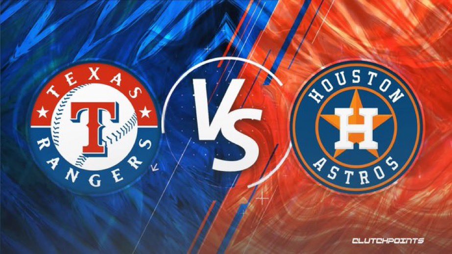 ExpressPres's tweet photo. Here we go… @Rangers vs @astros #GoAndTakeIt #ALCS https://t.co/KJpQ9eDdG7