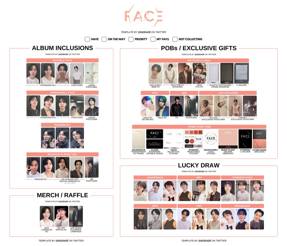 Jimin - FACE Vinyl / LP Previews! 🤍 Will add this to the FACE PC