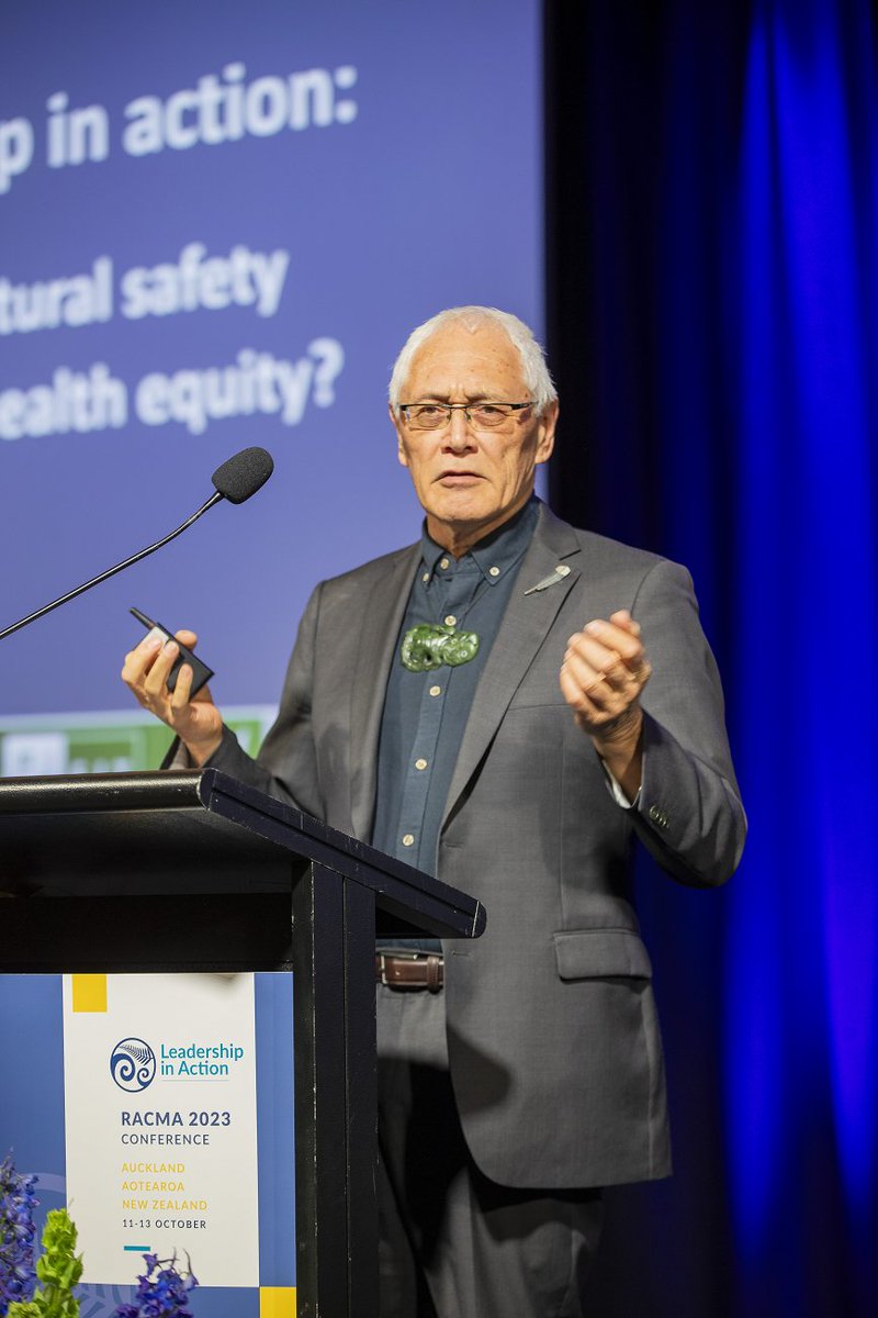 Te Ora Chair Dr David Tipene-Leach asked the question of RACMA leaders - will you take on cultural safety to affect indigenous health equity? Let us know what you think  #RACMA2023 #culturalsafety #indigenoushealth #indigenous #equity