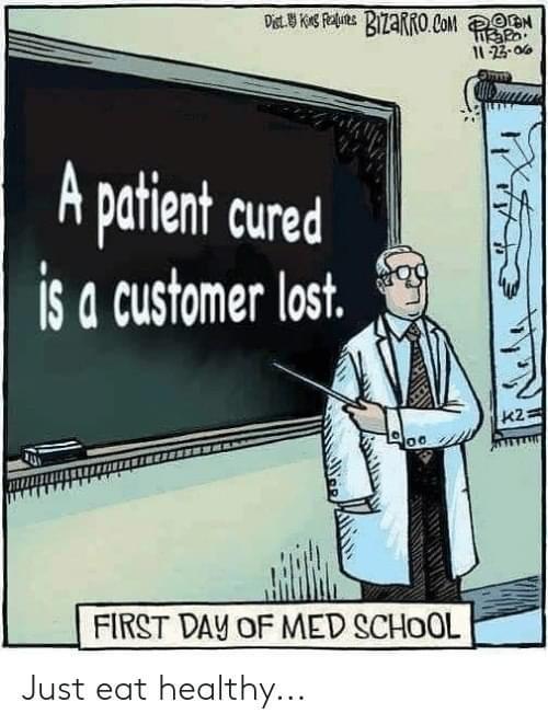 MarkMartens42's tweet image. We must learn to think
in terms of #Business_Models Jacqui:
#Allopathic_Medicine
may be the largest, most profitable
in economic history.

Also #Iatrogenesis is
by their own admission
AT LEAST
the third largest #causeofdeath.

Assume that this biz model
is well defended.