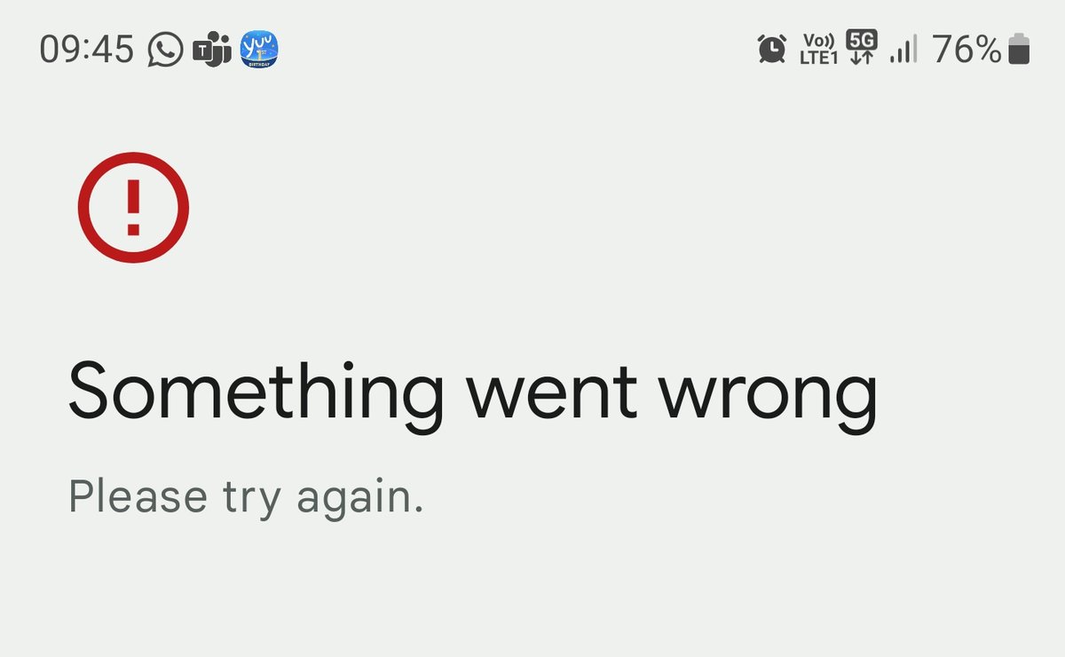 rohithmvk's tweet photo. @FitbitSg What went wrong? Try how many times again? @Google is the culprit? https://t.co/wsGpJKvQIm