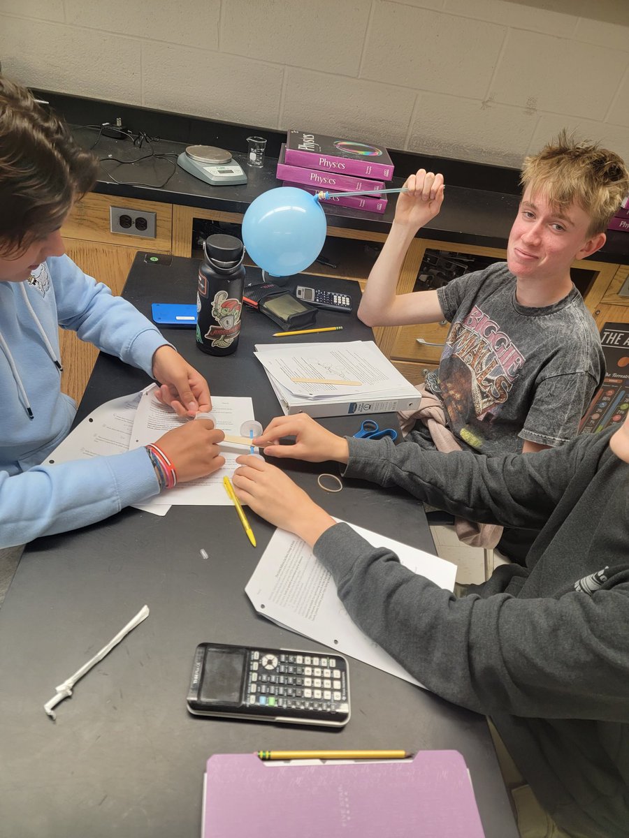 mrs_bockbrader's tweet photo. It's balloon car day! #physicalscience #workpowerenergy https://t.co/nVvNJsZG9Q
