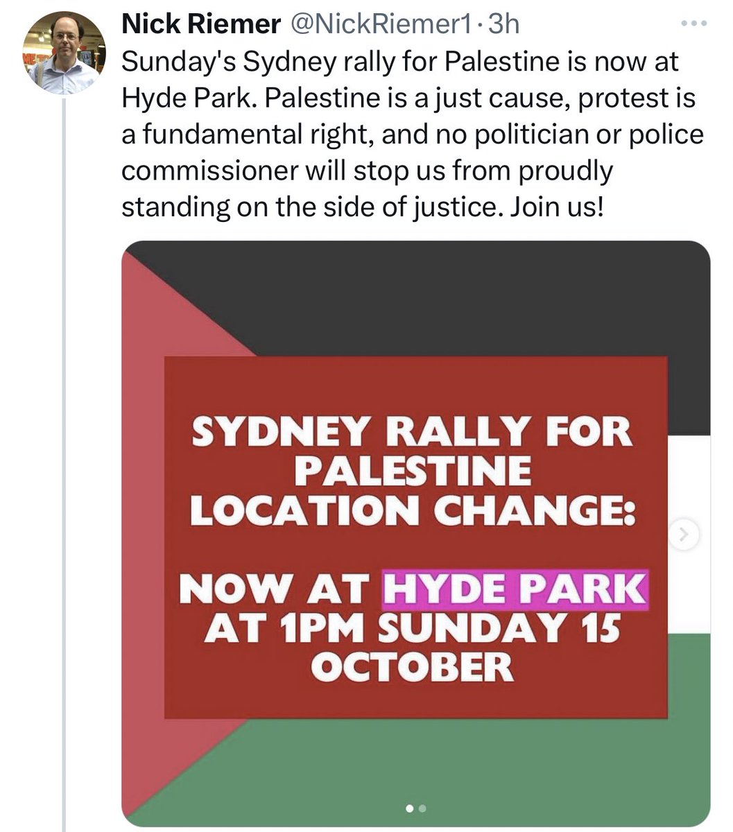 Simgil100's tweet photo. @BenFordhamLive This #NickReimer bloke is in the thick of it! 😏
Clearly the abhorrent chant to kill a minority group from Monday is not an issue for him!
@nswpolice charge him section 93z Crimes Act if it occurs on Sunday! He is part of the call for inciting despicable race hate! https://t.co/rLwBN3mYaM
