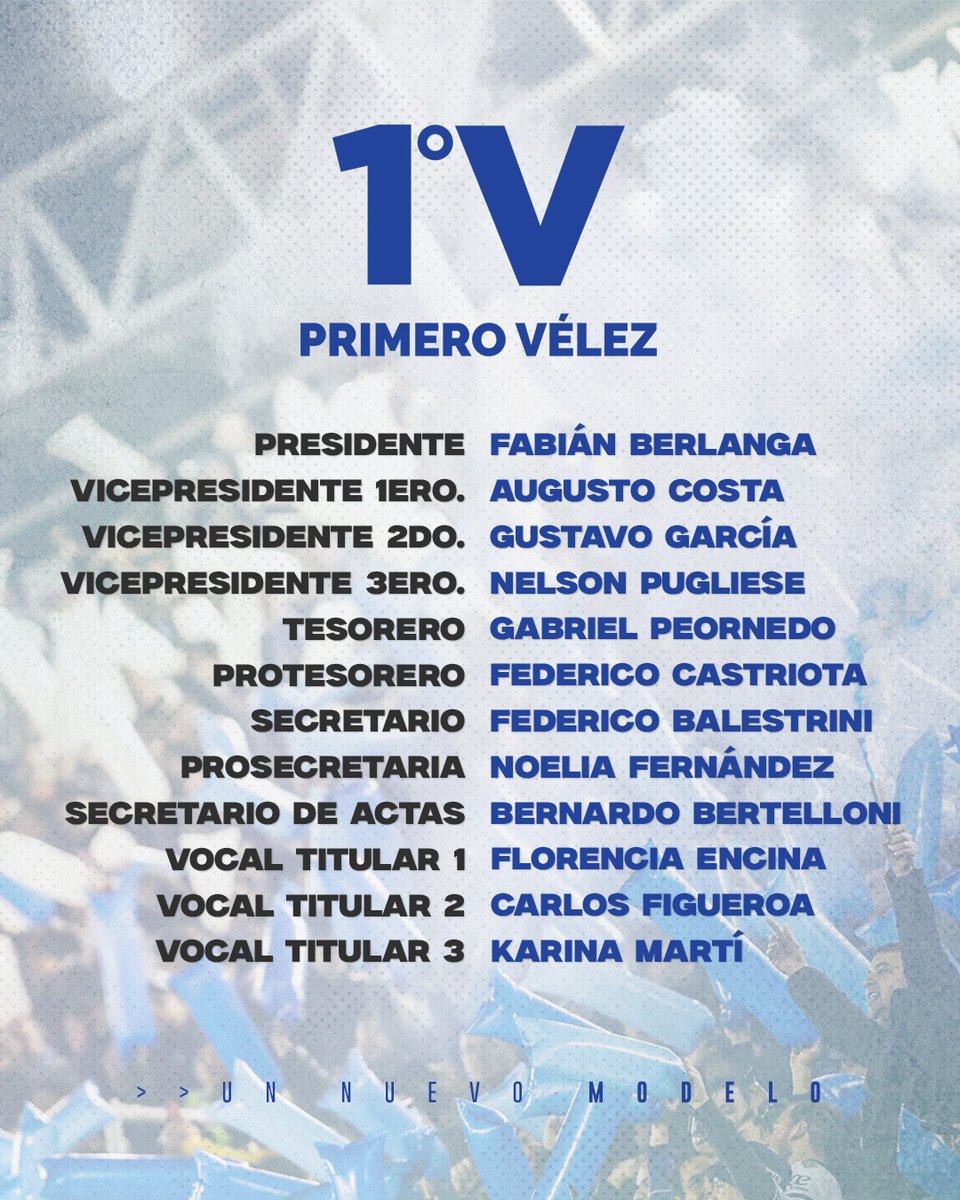 primerovelezok's tweet image. Equipo amplio, sólido y capacitado. Nuestro sistema de juego es transparente, profesional y cercano al socio. Primero Vélez sale a la cancha para ganar.

Agradecemos a todas las personas que se acercaron a compartir este momento, a los medios partidarios, y a todos los hinchas y…