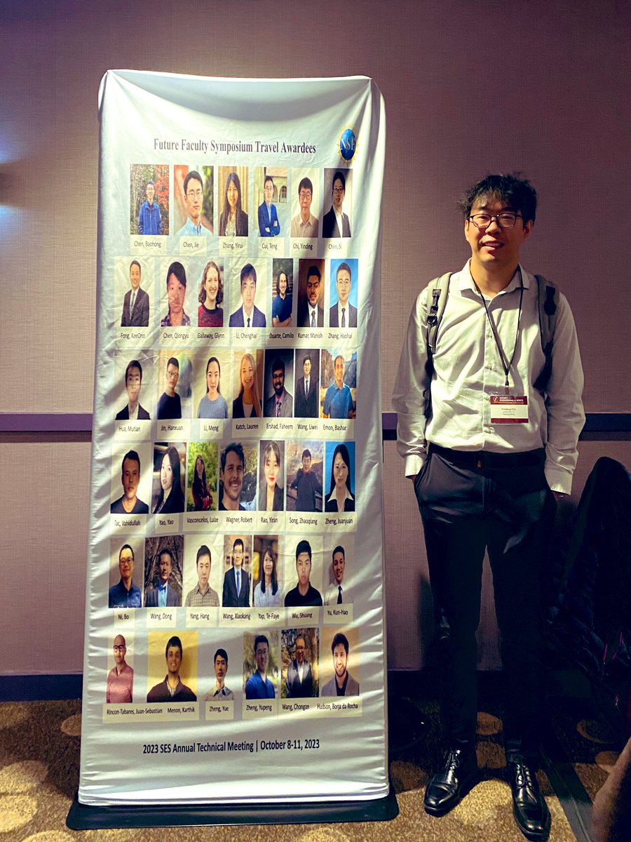 Yinding Chi (@yindingchi) on Twitter photo Honored and humbled to receive the SES Future Faculty Award, made a full page of notes of valuable advice and suggestions. Thank you <a href="/KejieZhao/">Kejie Zhao</a> <a href="/nanshulu/">Nanshu Lu @ UT-Austin</a> <a href="/NSF/">U.S. National Science Foundation</a> to organize such a valuable symposium. #SES2023 Honored and humbled to receive the SES Future Faculty Award, made a full page of notes of valuable advice and suggestions. Thank you <a href="/KejieZhao/">Kejie Zhao</a> <a href="/nanshulu/">Nanshu Lu @ UT-Austin</a> <a href="/NSF/">U.S. National Science Foundation</a> to organize such a valuable symposium. #SES2023