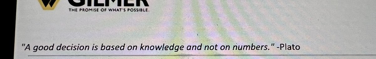 Did Plato really say this? And aren’t numbers knowledge? #workemail #signatures 🤣