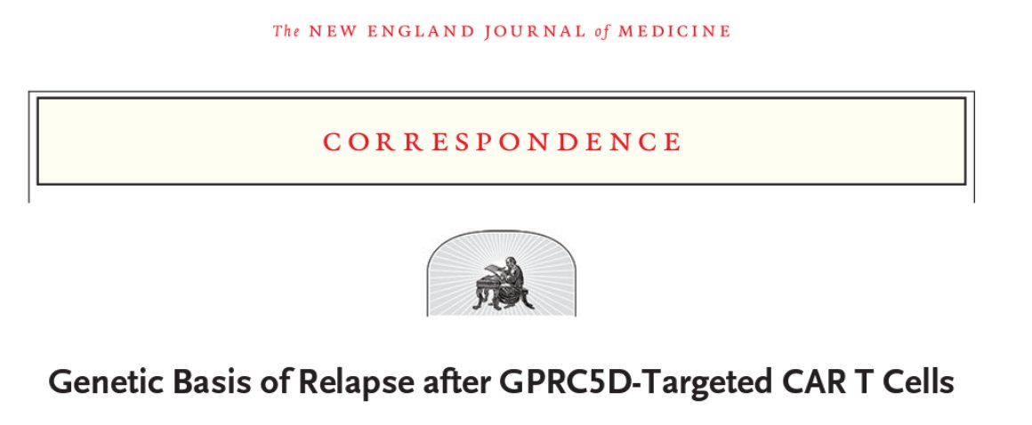 onco_park's tweet image. 1&amp;gt; Relapse and Antigen Loss: 
Of the patients who responded, six relapsed after 3 to 9 months. These patients showed a decrease or complete loss of #GPRC5D protein expression.
Ref: abit.ly/u1vbnc