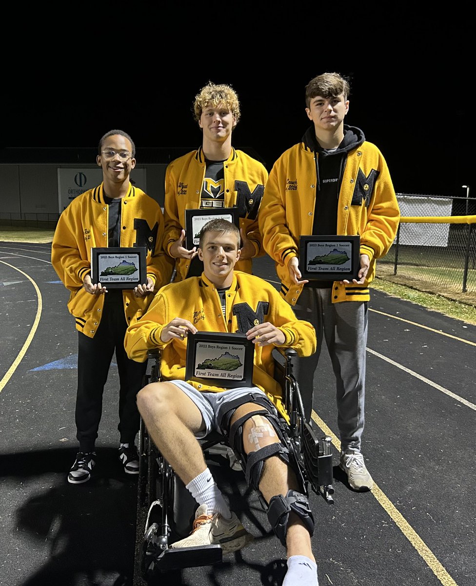 MurrayTigers's tweet photo. Congratulations to our Tigers:
Hank and Leo…Hon. Men.
Jimmy…2nd Team.
Xavier, Nate, Kellen, Max..1st Team!
Max Rosa..Region 1 Player of the Year! A lot of hardware? Great Job guys!!! Way to represent Murray High!!! @MHSTigersSoccer @MurraySchools https://t.co/TOpqcaw9N8