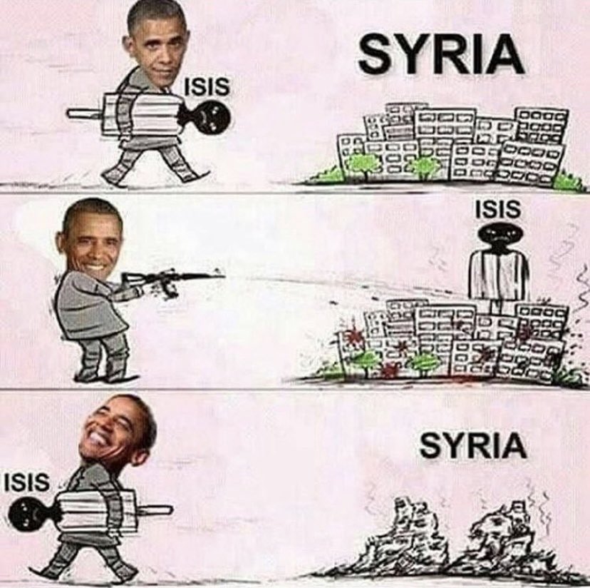 REVMAXXING's tweet photo. Reminder: The West CREATED ISIS! https://t.co/wVvEaVGBuA