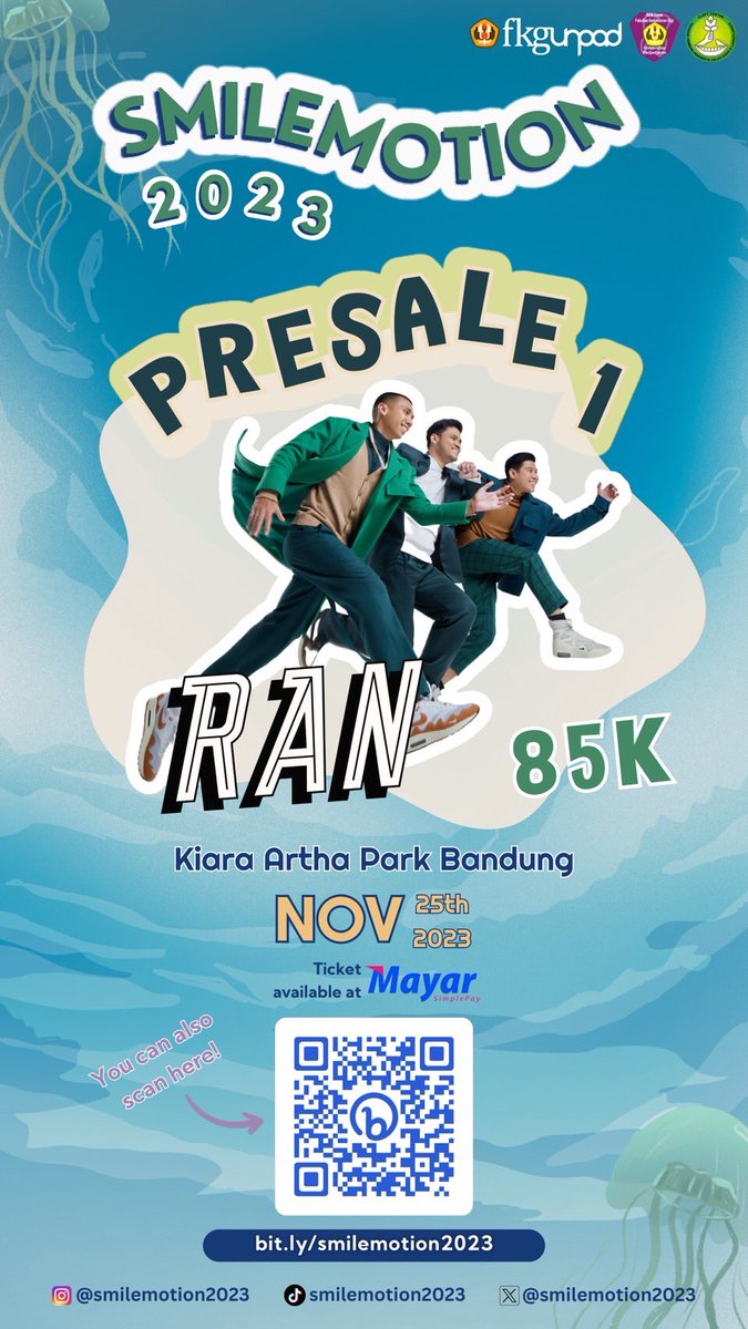 SMILEMOTION 2023 PROUDLY PRESENT✨

🗓️Sabtu, 25 November 2023
📍Kiara Artha Park

Go secure your tickets now!
bit.ly/smilemotion2023