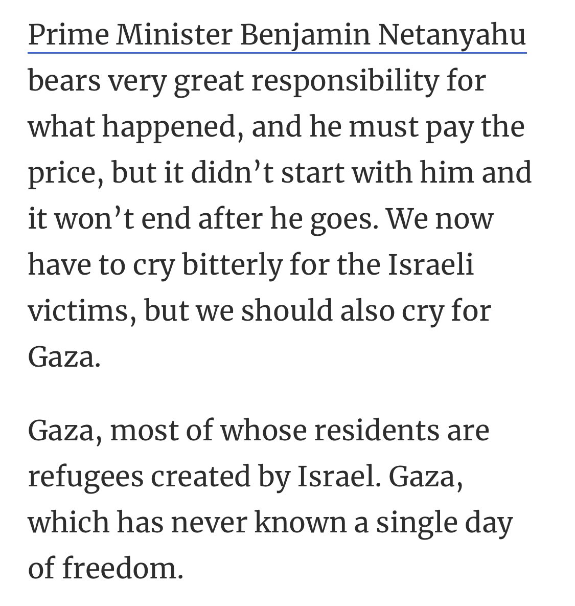 Israel’s biggest paper publishing what the U.S. media won’t say