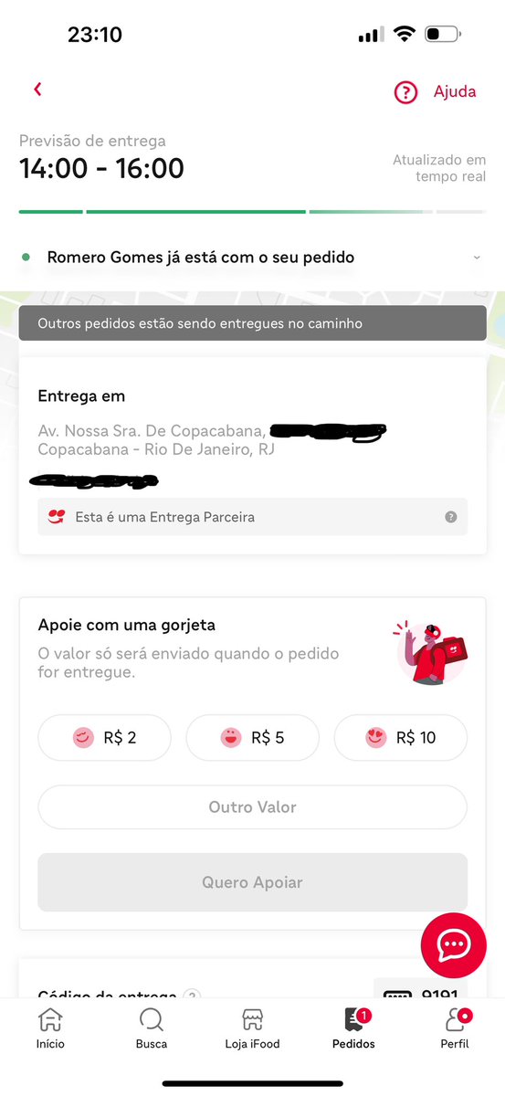 Rodrigs7's tweet photo. Parece piada, mas não é. Pedido feito no @iFood para entrega às 14h e até agora às 23h não recebi a mercadoria. Obs: Suporte iFood não responde, supermercado não responde e não tem opção de cancelar. Dia perdido e feito de trouxa. https://t.co/cukiKNO9Lv