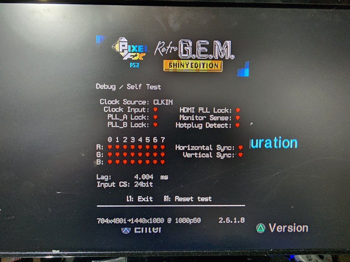 Mobiusstriptech's tweet image. Knocking out these @PixelFXco Retro Gem PS2 installs as fast as I can. This Shiny edition can output at resolutions as high as 1440p with motion adaptive and weave deinterlacing!