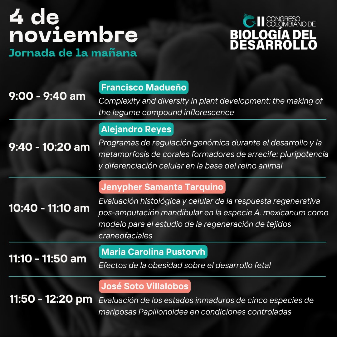 Congreso Colombiano Biología Desarrollo tweet media