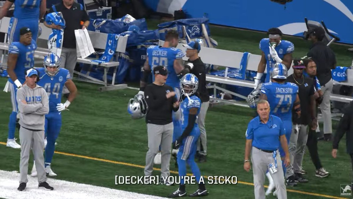 Taylor Decker to Ben Johnson after the reverse flea flicker: