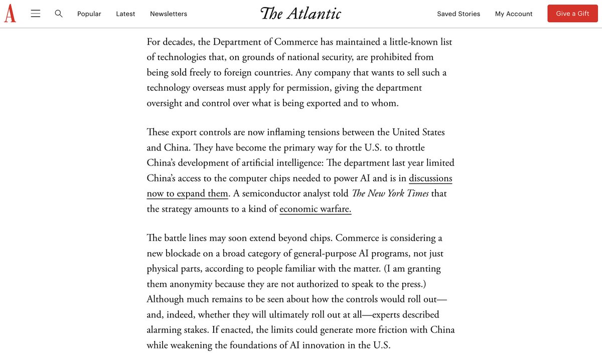 There's something really emotional about seeing my words published for the first time in the font of one of my favorite publications. And with that classic Atlantic headline. And an iconic illo. 🥹

theatlantic.com/technology/arc…