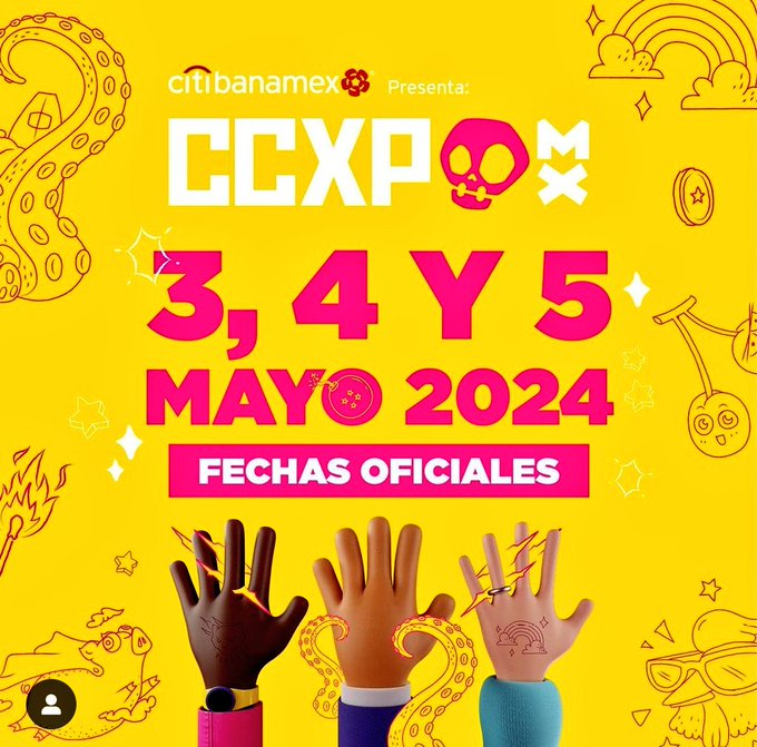 @CCXPMexico #CCXPMexico #mariobouchan #equipobouchan #bouchan #anime #videogames #pop #comics #music<a class="tags" target="_blank" title="On Twitter" href="/?out=eyJ0eXAiOiJKV1QiLCJhbGciOiJIUzUxMiJ9.eyJpYXQiOjE3MjYwMTQ2MTEsImlzcyI6InR3cG9ybnN0YXJzLmNvbSIsIm5iZiI6MTcyNjAxNDYxMSwiZXhwIjoxNzU3NTUwNjExLCJyZWRpcmVjdF91cmwiOiJodHRwczovL3R3aXR0ZXIuY29tL0NDWFBNZXhpY28ifQ.G06XihLdPcEFVb-WI2yd6rEIDE7WmnSluPPM-uozDeL6MSulw9IijxeJwtZ6VIL9_Obd87wvBYNEJ3awP-dMzA">@CCXPMexico</a><a href="/tag/ccxpmexico"class="tags">#CCXPMexico</a><a href="/tag/mariobouchan"class="tags">#mariobouchan</a><a href="/tag/equipobouchan"class="tags">#equipobouchan</a><a href="/tag/music"class="tags"><span>#music</span></a><a href="/tag/anime"class="tags"><span>#anime</span></a><a href="/tag/pop"class="tags"><span>#pop</span></a><a href="/tag/videogames"class="tags"><span>#videogames</span></a><a href="/tag/comics"class="tags"><span>#comics</span></a><a href="/tag/bouch"class="tags"><span>#bouch</span></a>