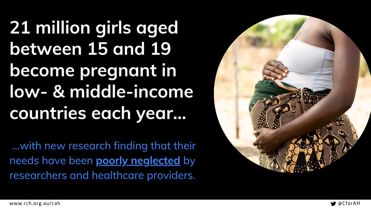 On International #DayoftheGirl a new study in @TheLancet reveals that pregnant adolescents in LMICs are often left without essential healthcare. Let's not forget them! 🤰🏽👩‍⚕️ Read more ➡ doi.org/10.1016/S0140-…