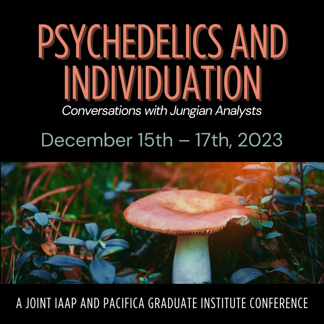 Explore the mind-expanding world of psychedelics in Jungian Psychoanalysis. Join us at the Psychedelics and Individuation conference on December 15-17, 2023. Let's unravel the mysteries together! For registration and more information, please visit: bit.ly/3QbazAH