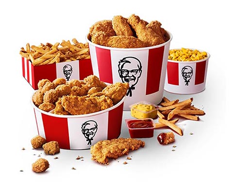 grambowpg's tweet photo. @IllegalCurve KFC stacking buckets on buckets #GoJetsGo https://t.co/mtWXOoZrT6