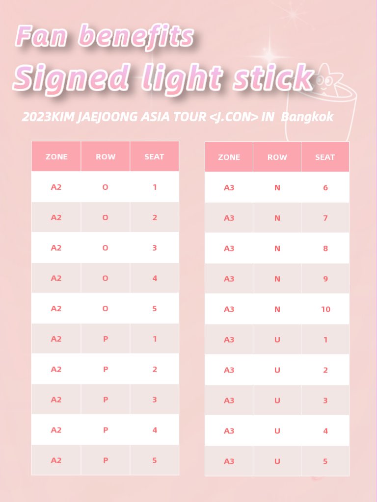 Hongtai_Ent's tweet photo. 🎊 Congratulations!

The Fan Benefits for lucky babies who got the signed light stick with Jaejoong🥳
#KJJAsiaTourConcertinBKK2023 https://t.co/st1OKTjGoZ
