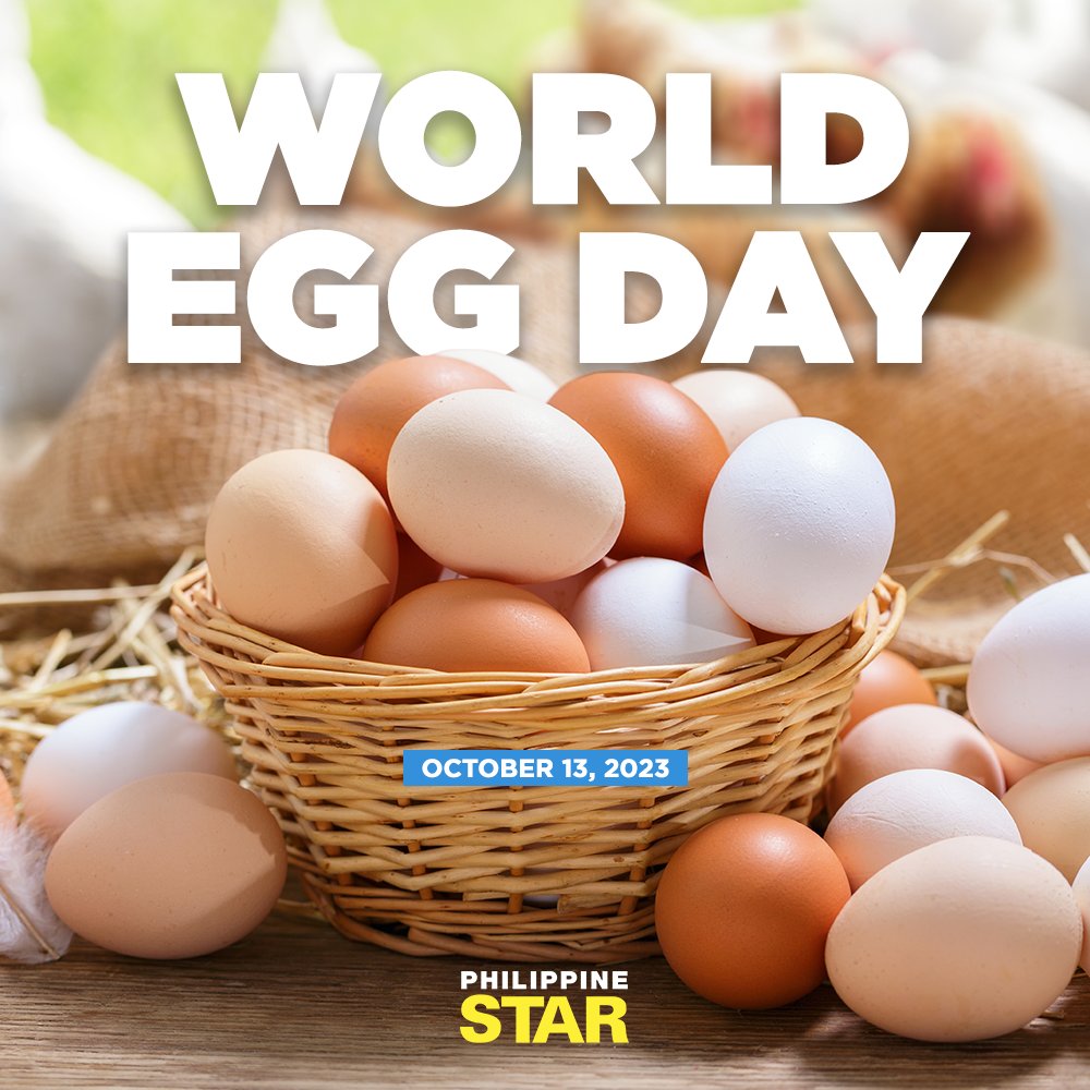 PhilippineStar's tweet photo. Sunny-side up or boiled?

Eggs are healthy and affordable! Today, we put a spotlight on this incredible nutrient powerhouse 🥚 #WorldEggDay https://t.co/TfpCDvf84D