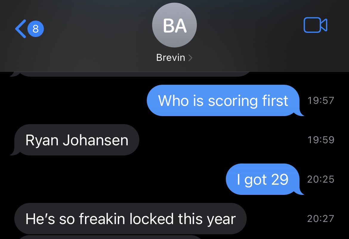 NimeyNation's tweet photo. I should’ve made a bet on this. @brevity22 #GoAvsGo https://t.co/otayQuJpFP