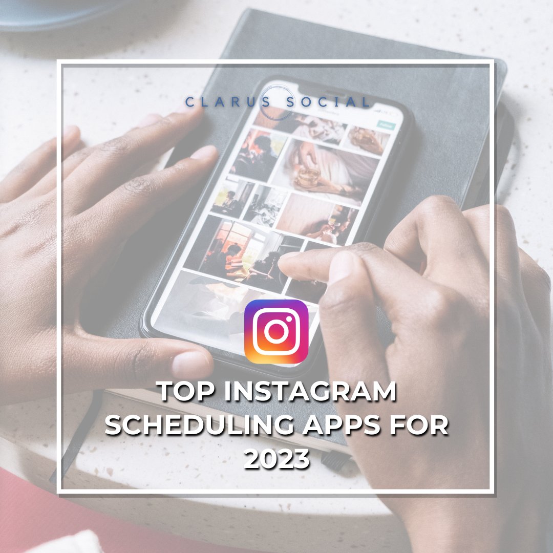ClarusSocial's tweet image. Your Instagram strategy just got a major upgrade this year! Which scheduler is your go-to? Share your favorite in the comments below! 👇 #InstagramScheduler #SocialMediaManagement #2023Tools #ClarusSocial #socialmedia #socialmediamarketing #socialmedia101 #smm101 #ausocialmedia