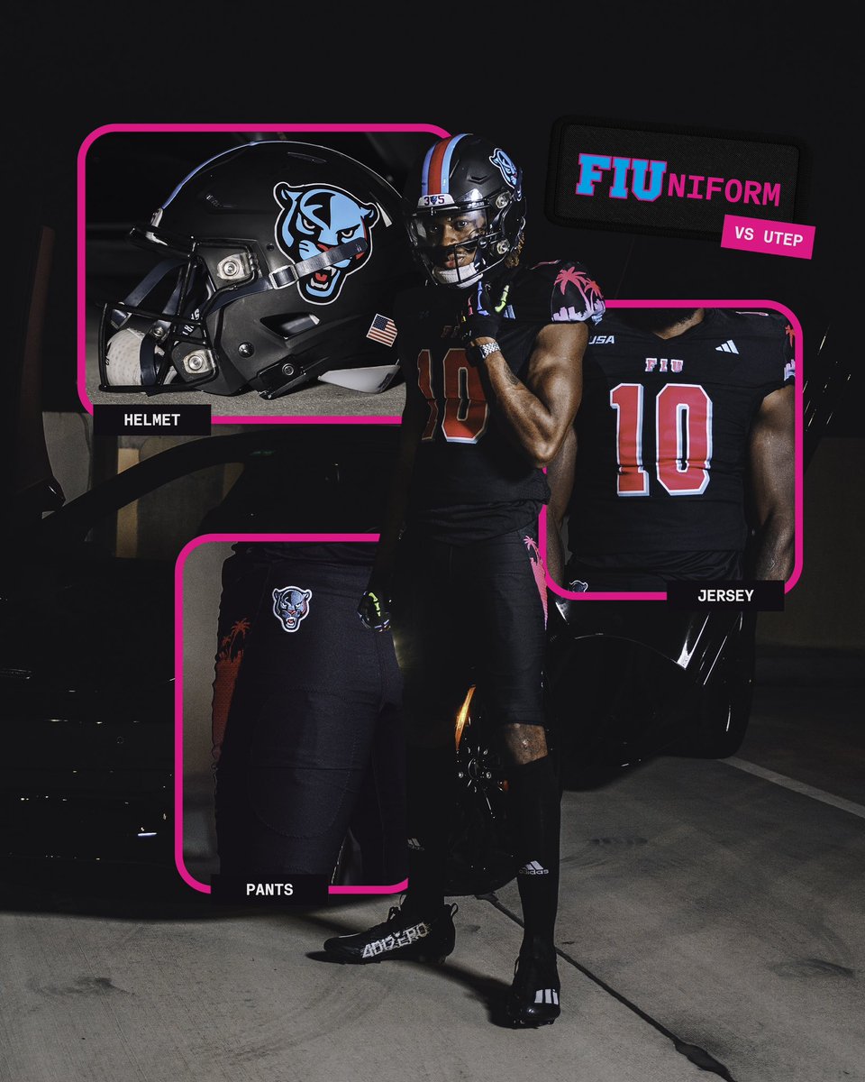 FIU broke out their ViceU Vice Night uniforms tonight