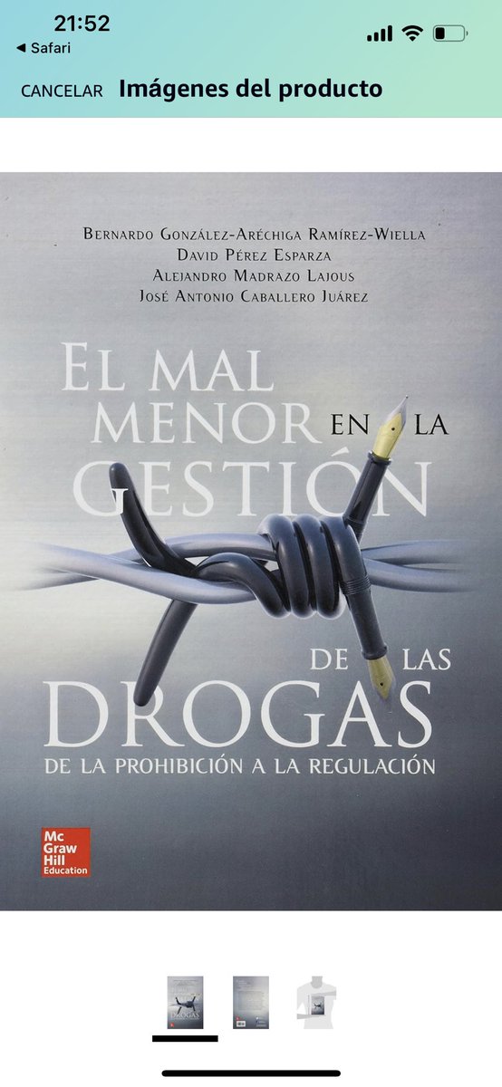 DavidPreze's tweet photo. Participé en otro librazo

Sin ánimo de exagerar 😜 es el mejor libro sobre política de drogas que se haya escrito, en español, en el último siglo (al cabo solo hay 3)

El único con un enfoque multi-disciplinario, pensado desde y para México/LATAM

Y hoy está en oferta en Amazon: https://t.co/oyJD7tdDbg