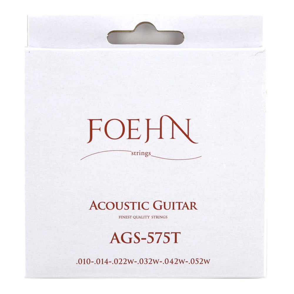 pluginguitars's tweet photo. FOEHN新商品発売しております✨
型番:AGS-575T
珍しいゲージの組み合わせをしたアコギ弦です😳
1弦010、2弦014
3弦022、4弦032、5弦042、6弦052

エクストラライト1、2弦、カスタムライト3〜6弦を組み合わせたイメージです！
ぜひお試しください♪
https://t.co/CjRJ4l1zEe https://t.co/PI8OoRqpYj
