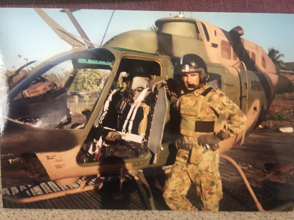 25 Years ago today I joined the Australian Army as a helicopter pilot. It was a freakin awesome job!🚁 I got to see Australia, East Timor (pictured) and Papua New Guinea from the air, and land in truly amazing places.
I highly recommend it as a job.

@australianarmy