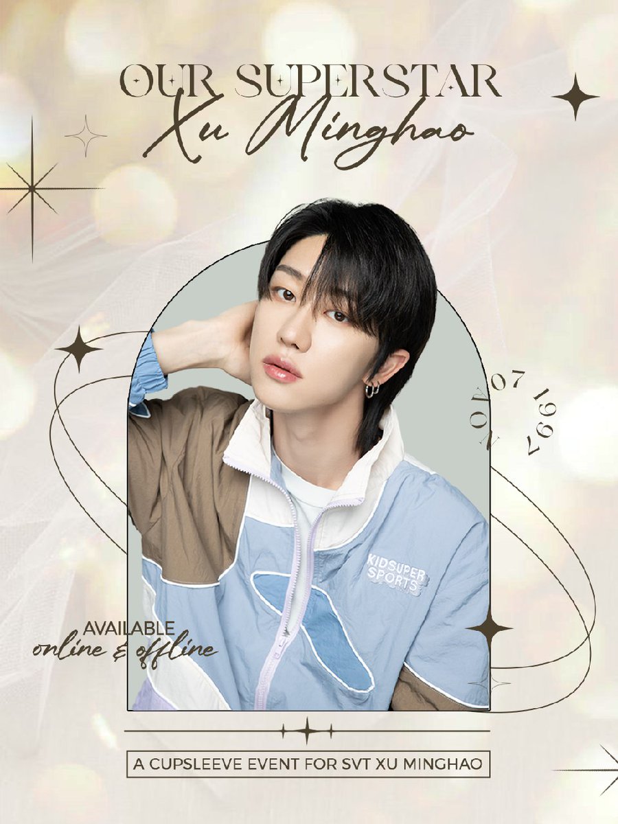 odetowenjun's tweet photo. our superstar xu minghao,
a #the8 cupsleeve event.

coming soon. https://t.co/s8mUSyk2C8