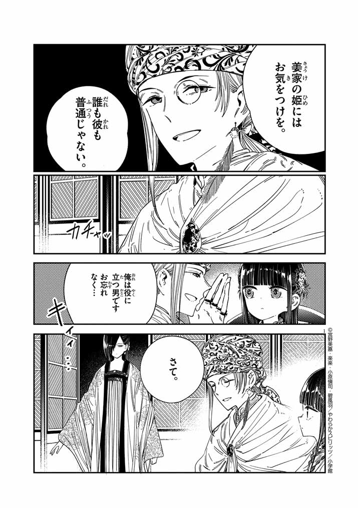 やわらかスピリッツで『蟲愛づる姫君の結婚 ~後宮はぐれ姫の蠱毒と謎解き婚姻譚~』 24話が公開されました! https://t.co/zkCe6GOqsI…… #蟲愛づる姫君の結婚