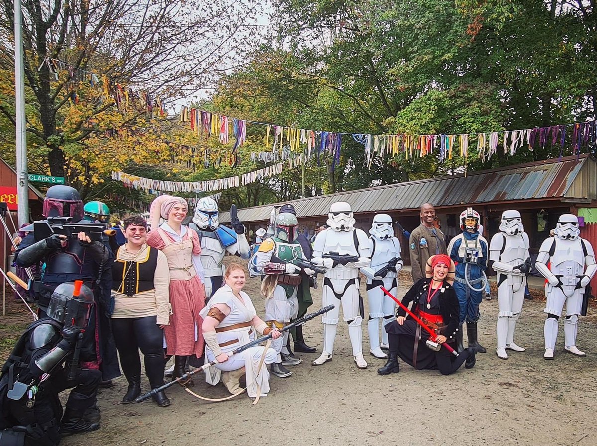 501CTG's tweet photo. Connecticut Renaissance fair time travelers weekend October 7th! #BadGuysDoingGood #starwars #501stlegion https://t.co/E9pBnLbNM9
