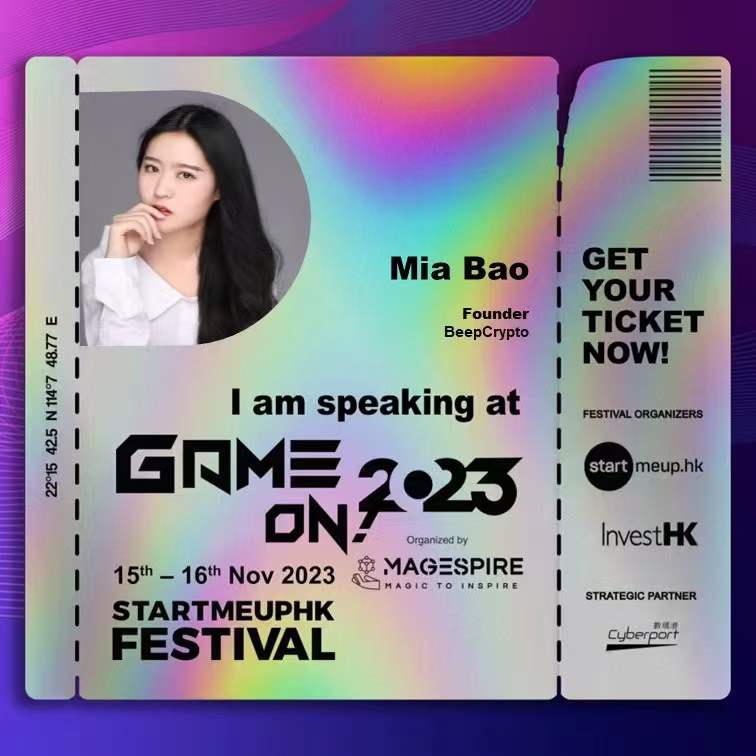 Hurry_Beep's tweet photo. 🇭🇰香港Game on!2023 您准备好了吗?
支持机构:FSDCHK、FinTechHK、香港旅游发展局、香港英商会、IFTA、BeepCrypto等.....
📌主题:一场独特的混合会议、焕然一新的演讲🎙
#Gameon2023 #香港 #BeepCrypto https://t.co/JnUMWDCQOv