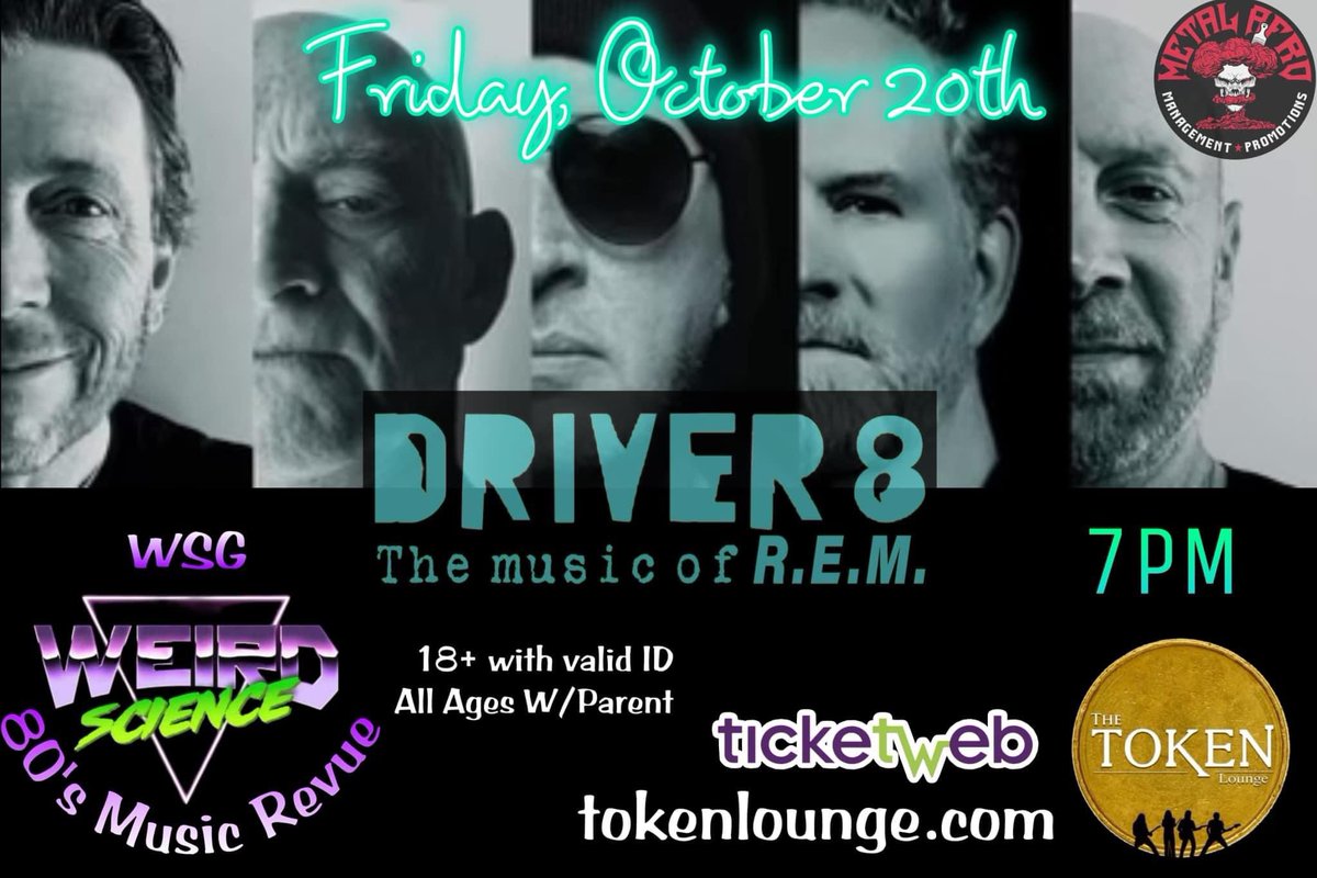 Just a reminder to grab tickets early!

Super stoked about our show coming up at The Token Lounge in Westland, MI.

facebook.com/events/1467135…

Please share this event! Hope to see some people we met last time!