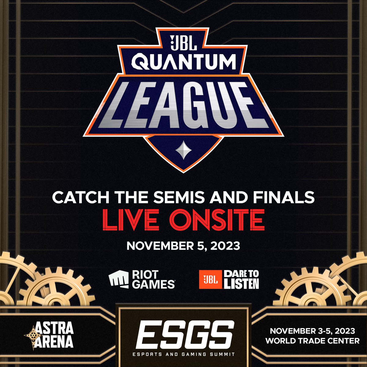 esgsphilippines's tweet photo. Catch the finals of the #JBLQuantum League -@VALORANT Tournament at #ESGS2023!
Happening LIVE on the mainstage this coming Nov 5, 2023. Be sure to also tune in to the semis happening at #AstraArena! https://t.co/LcVUNx7qEb
