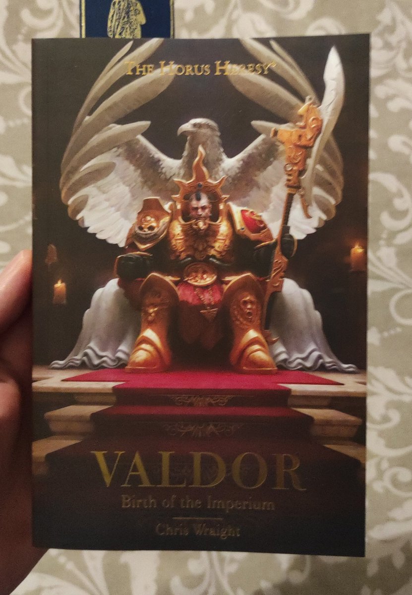 This week I've been reading Valdor: Birth of the Imperium by Chris Wraight. A compelling look behind the curtain at life in the very earliest days of the Imperium. Couldn't put it down - if you like Thunder Warriors, you'll love this!
#WarhammerCommunity #BlackLibrary