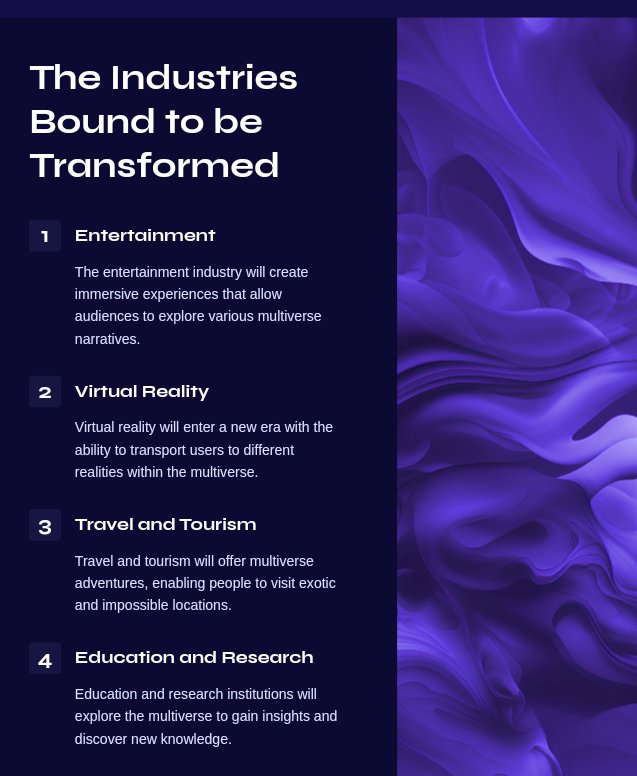 solforlife27's tweet photo. Multiverse is poised to overtake industries.
.
#multiverse #technology #industries https://t.co/9pNRJnwyby