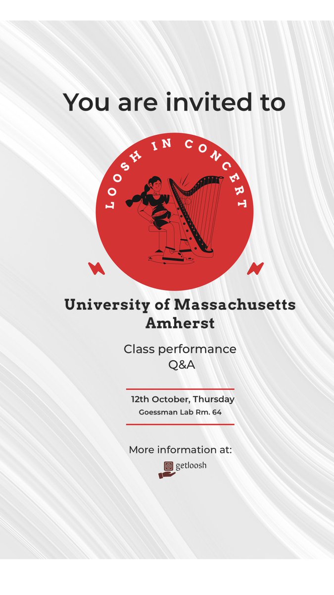 Playing at UMass Amherst tomorrow! #umass #livemusic